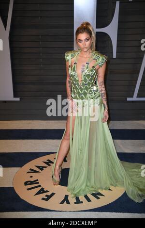 Paris Jackson nimmt an der Vanity Fair Oscar Party 2018 Teil, die von Radhika Jones im Wallis Annenberg Center for the Performing Arts am 4. März 2018 in Beverly Hills, Los angeles, CA, USA veranstaltet wird. Foto von DN Photography/ABACAPRESS.COM Stockfoto