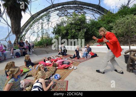 GROSSBRITANNIEN / Cornwall / Theater beim Eden Project Stockfoto