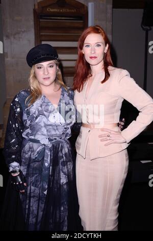 Marilou Berry und Audrey Fleurot bei der Julien Fournie Show im Rahmen der Paris Haute Couture Fashion Week Frühjahr/Sommer 2018-2019 am 23. Januar 2018 in Paris, Frankreich. Foto von Aurore Marechal/ABACAPRESS.COM Stockfoto