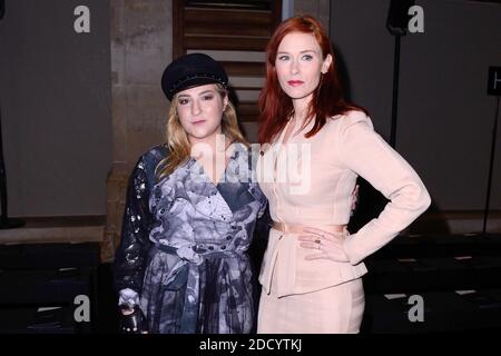 Marilou Berry und Audrey Fleurot bei der Julien Fournie Show im Rahmen der Paris Haute Couture Fashion Week Frühjahr/Sommer 2018-2019 am 23. Januar 2018 in Paris, Frankreich. Foto von Aurore Marechal/ABACAPRESS.COM Stockfoto