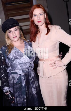 Marilou Berry und Audrey Fleurot bei der Julien Fournie Show im Rahmen der Paris Haute Couture Fashion Week Frühjahr/Sommer 2018-2019 am 23. Januar 2018 in Paris, Frankreich. Foto von Aurore Marechal/ABACAPRESS.COM Stockfoto