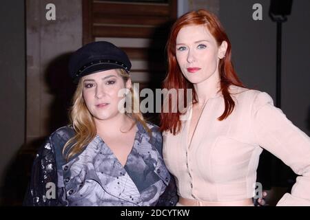 Marilou Berry und Audrey Fleurot bei der Julien Fournie Show im Rahmen der Paris Haute Couture Fashion Week Frühjahr/Sommer 2018-2019 am 23. Januar 2018 in Paris, Frankreich. Foto von Aurore Marechal/ABACAPRESS.COM Stockfoto