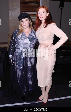 Marilou Berry und Audrey Fleurot bei der Julien Fournie Show im Rahmen der Paris Haute Couture Fashion Week Frühjahr/Sommer 2018-2019 am 23. Januar 2018 in Paris, Frankreich. Foto von Aurore Marechal/ABACAPRESS.COM Stockfoto