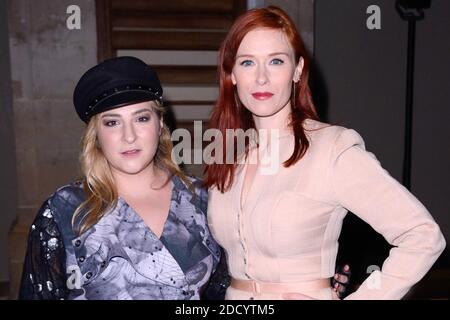 Marilou Berry und Audrey Fleurot bei der Julien Fournie Show im Rahmen der Paris Haute Couture Fashion Week Frühjahr/Sommer 2018-2019 am 23. Januar 2018 in Paris, Frankreich. Foto von Aurore Marechal/ABACAPRESS.COM Stockfoto