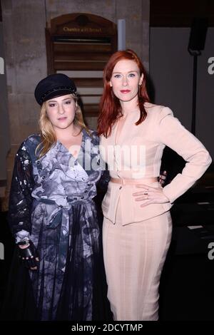 Marilou Berry und Audrey Fleurot bei der Julien Fournie Show im Rahmen der Paris Haute Couture Fashion Week Frühjahr/Sommer 2018-2019 am 23. Januar 2018 in Paris, Frankreich. Foto von Aurore Marechal/ABACAPRESS.COM Stockfoto