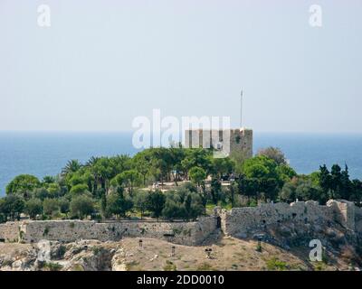 Schloss Kusadasi auf der Taubeninsel in Kusadasi Westtürkei Stockfoto