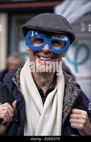 Französische Rentner nehmen an einer Demonstration Teil. Sie protestieren gegen das Regierungsprojekt, sie mehr zu besteuern (Erhöhung der CSG). Am 15. März 2018 in Paris, Frankreich. Foto von Khanh Renaud/ABACAPRESS.COM Stockfoto