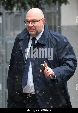 Der französische Landwirtschaftsminister Stephane Travert im Bild vor einem Regierungsseminar in Paris am 18. März 2018. Foto von Christian Liewig/ABACAPRESS.COM Stockfoto