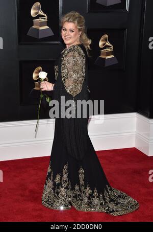 Kelly Clarkson nimmt am 28. Januar 2018 an den 60. Jährlichen GRAMMY Awards im Madison Square Garden in New York City, NY, USA Teil. Foto von Lionel Hahn/ABACAPRESS.COM Stockfoto