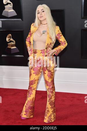 AVA Max nimmt am 28. Januar 2018 an den 60. Jährlichen GRAMMY Awards im Madison Square Garden in New York City, NY, USA Teil. Foto von Lionel Hahn/ABACAPRESS.COM Stockfoto