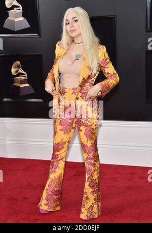 AVA Max nimmt am 28. Januar 2018 an den 60. Jährlichen GRAMMY Awards im Madison Square Garden in New York City, NY, USA Teil. Foto von Lionel Hahn/ABACAPRESS.COM Stockfoto