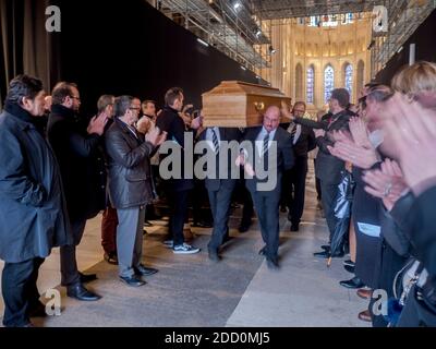 Paul Bocuse's Begräbnis fand in der Kathedrale St. Jean, Lyon. Foto von Bony/Pool/ABACAPRESS.COM Stockfoto