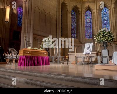 Paul Bocuse's Begräbnis fand in der Kathedrale St. Jean, Lyon. Foto von Bony/Pool/ABACAPRESS.COM Stockfoto