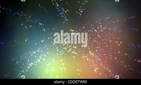 Sparks Farbe Explosion abstrakte Textur, rendern Illustration Stockfoto