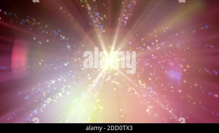 Sparks Farbe Explosion abstrakte Textur, rendern Illustration Stockfoto