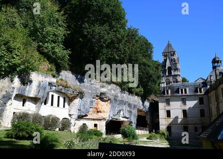 Abtei Brantôme in Brantome en Périgord Stockfoto