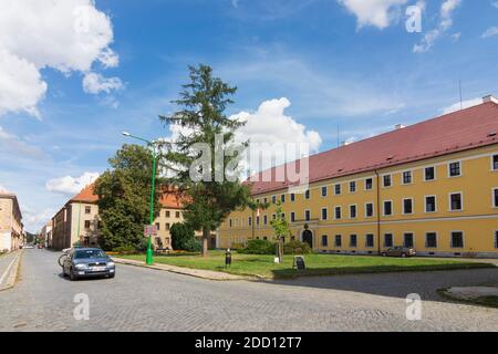 Jaromer (Jermer) : Josefov Festung (Pevnost Josefov, Josefstadt oder Josephstadt), Häuser in , Kralovehradecky, Region Hradec Kralove, Königgrätzer Reg Stockfoto