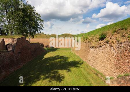 Jaromer (Jermer) : Josefov Festung (Pevnost Josefov, Josefstadt oder Josephstadt), Ravelin Nummer XVII in , Kralovehradecky, Region Hradec Kralove, Kön Stockfoto