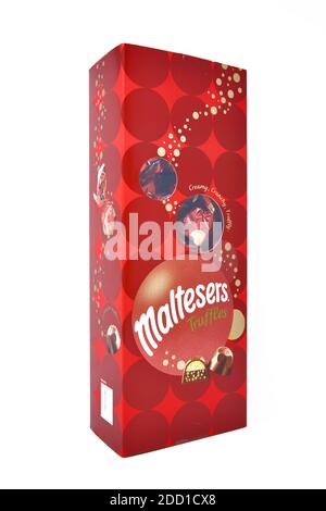 Malteser Schokoladentrüffel Stockfoto