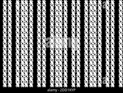 Abstraktes schwarz-weißes Tapetenmuster aus Alphabet-Schriftzug X Stockfoto