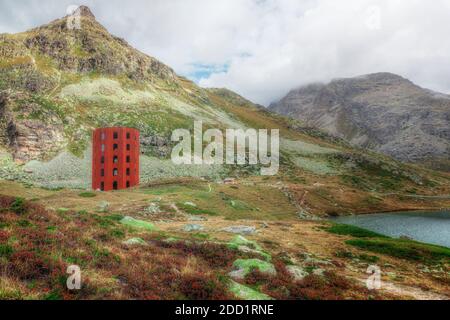 Julier Pass, Oberengadin, Graubünden, Schweiz, Europa Stockfoto