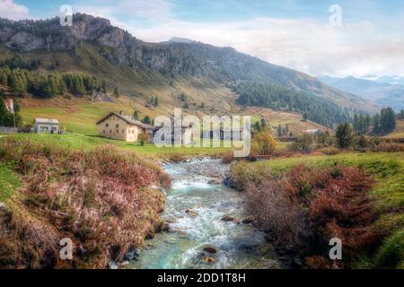 Sils, Val Fex, St. Moritz, Graubünden, Schweiz, Europa Stockfoto