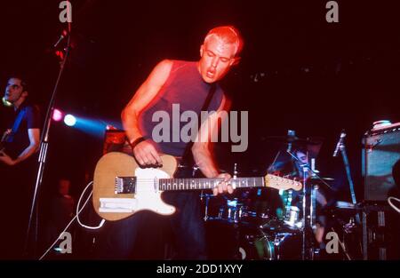 The Crockett's Auftritt an der Manchester University 21. Oktober 2000, Manchester, England, Großbritannien. Stockfoto