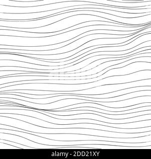 Abstrakter linearer anmutiger Hintergrund. Kann für Postkarten, Visitenkarten, Postkarten und Verpackungsdesigns verwendet werden. Stock Vektor