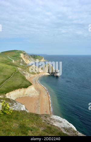 Durdle Door an der Jurassic Coast, Dorset, Großbritannien Stockfoto