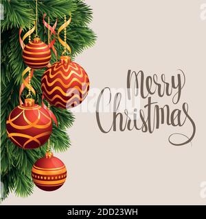 Vektorvorlage für Weihnachten Stock Vektor