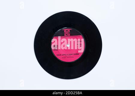 Jackie Trent - Your Love is Everywhere 7' Vinyl Single - Pye Aufzeichnungen Stockfoto