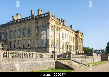 18. Jahrhundert Heythrop Park Landhaus, Heythrop, Oxfordshire, England, Vereinigtes Königreich Stockfoto