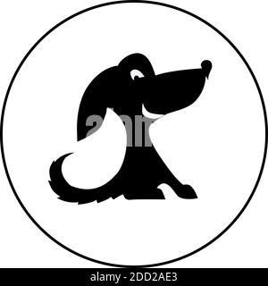 Vektorgrafik. Niedlichen Cartoon eps10 Welpe Hund Stock Vektor