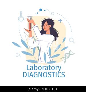 Flat Cartoon Arzt Charakter Vektor Illustration Konzept Stock Vektor