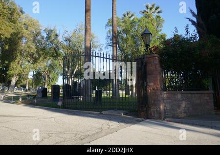 Glendale, Kalifornien, USA 18. November 2020 EINE allgemeine Ansicht der Atmosphäre des Grand View Memorial Park am 18. November 2020 bei 1341 Glenwood Road in Glendale, Kalifornien, USA. Foto von Barry King/Alamy Stockfoto Stockfoto