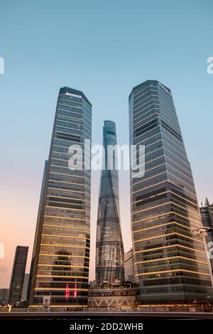 Shanghai lujiazui Stockfoto