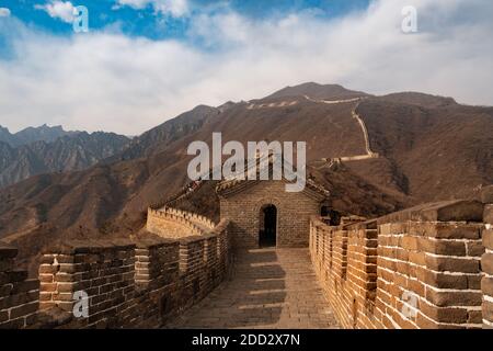 Mutian Tal große Mauer Stockfoto