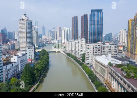 Shanghai-Städtebau Stockfoto