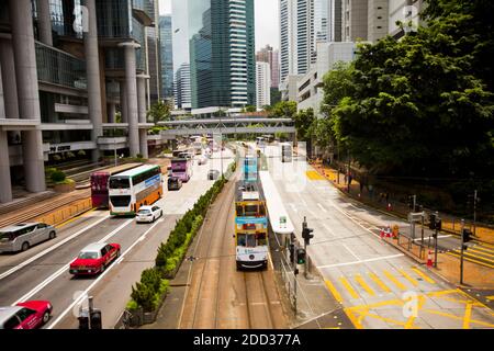 Hong Kong Straße Stockfoto