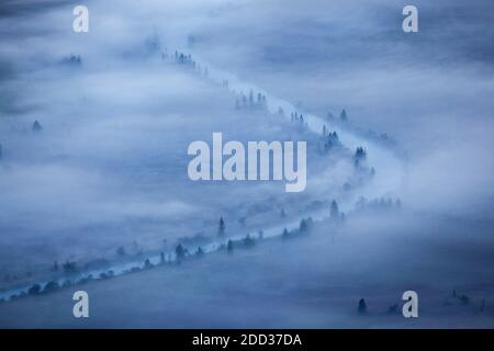 Geographie / Reisen, Deutschland, Bayern, Kochel am See, Blick auf den Jochberg auf Kochelseemoos, Additional-Rights-Clearance-Info-Not-available Stockfoto