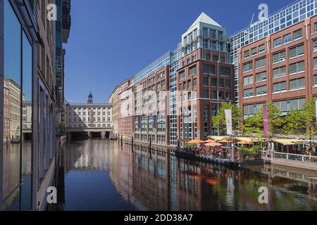 Geographie / Reisen, Deutschland, Hamburg, Hamburg, auf der Bleichenflotte in der Altstadt, Speicherstadt, Additional-Rights-Clearance-Info-Not-available Stockfoto