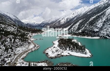 Ranwu See in Tibet Stockfoto