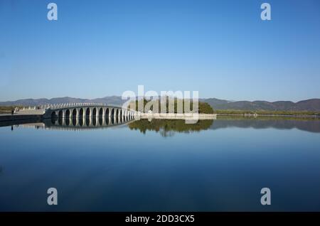 Der Sommerpalast in Peking Landschaft Stockfoto