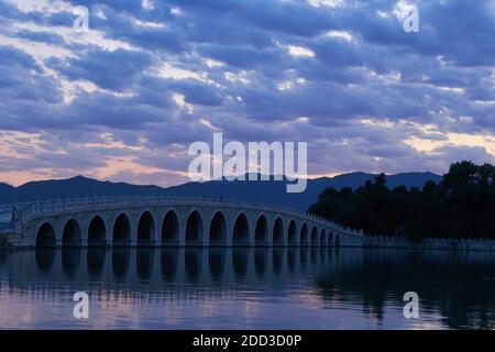 Der Sommerpalast in Peking Landschaft Stockfoto