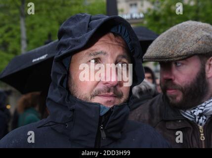Pierre Laurent, Olivier Besancenot und Guillaume Balas der einheitliche Treffpunkt der Republik in Paris, Frankreich am 30. April 2018. Foto von Alain Apaydin/ABACAPRESS.COM Stockfoto