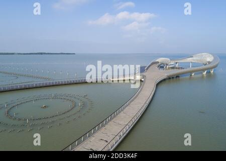 Suzhou Osten taihu See Lesung Stockfoto