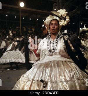 Karneval in Rio de Janairo, Brasilien 1966. Karneval in Rio de Janairo, Brasilien 1966. Stockfoto