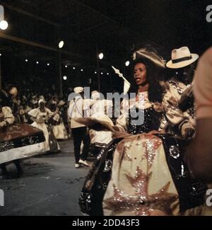 Karneval in Rio de Janairo, Brasilien 1966. Karneval in Rio de Janairo, Brasilien 1966. Stockfoto