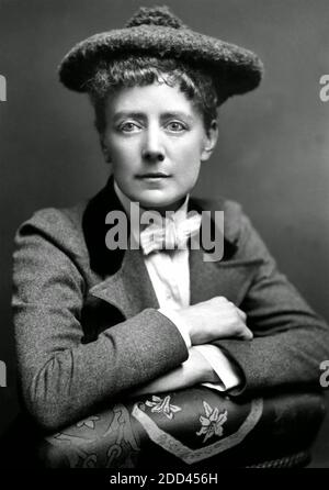 ETHEL SMYTH (1858-1944) Englische Komponistin, die in der Frauenwahlbewegung aktiv ist. Ca. 1901. Stockfoto