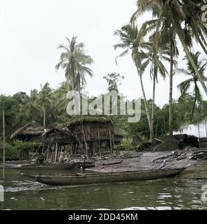 Bin Rio Magdalena, Kolumbien 1960er Jahre. Magdalena River, Colombia der 1960er Jahre. Stockfoto